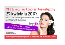 PROGRAM VI EDUKACYJNEGO KONGRESU KOSMETYCZNEGO – 23.04.2017r. – WARSZAWA