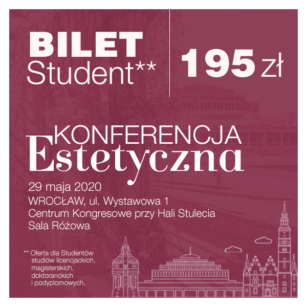 Konferencja Estetyczna - Bilet STUDENT**