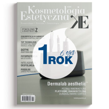 Roczna prenumerata czasopisma czasopisma Kosmetologia Estetyczna (6 egzemplarzy)