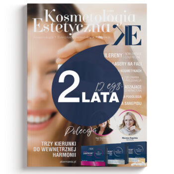 Dwuletnia prenumerata czasopisma popularnonaukowego Kosmetologia Estetyczna (12 egzemplarzy)