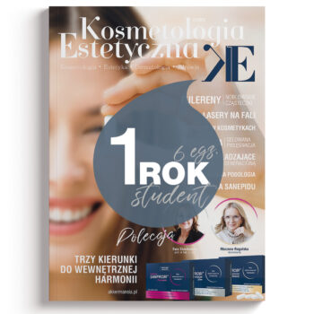 Roczna prenumerata studencka czasopisma popularnonaukowego Kosmetologia Estetyczna (6 egzemplarzy)