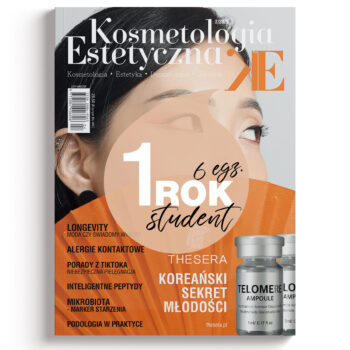 Roczna prenumerata studencka czasopisma popularnonaukowego Kosmetologia Estetyczna (6 egzemplarzy)