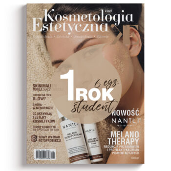 Roczna prenumerata studencka czasopisma popularnonaukowego Kosmetologia Estetyczna (6 egzemplarzy)