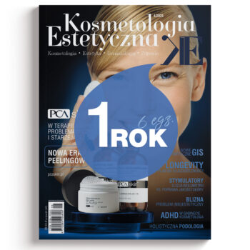 Roczna prenumerata czasopisma czasopisma Kosmetologia Estetyczna (6 egzemplarzy)