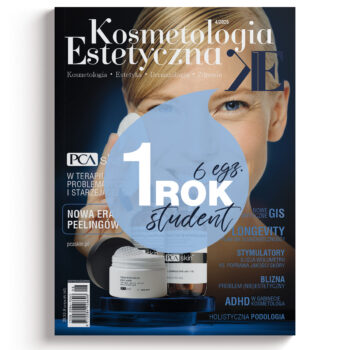 Roczna prenumerata studencka czasopisma popularnonaukowego Kosmetologia Estetyczna (6 egzemplarzy)