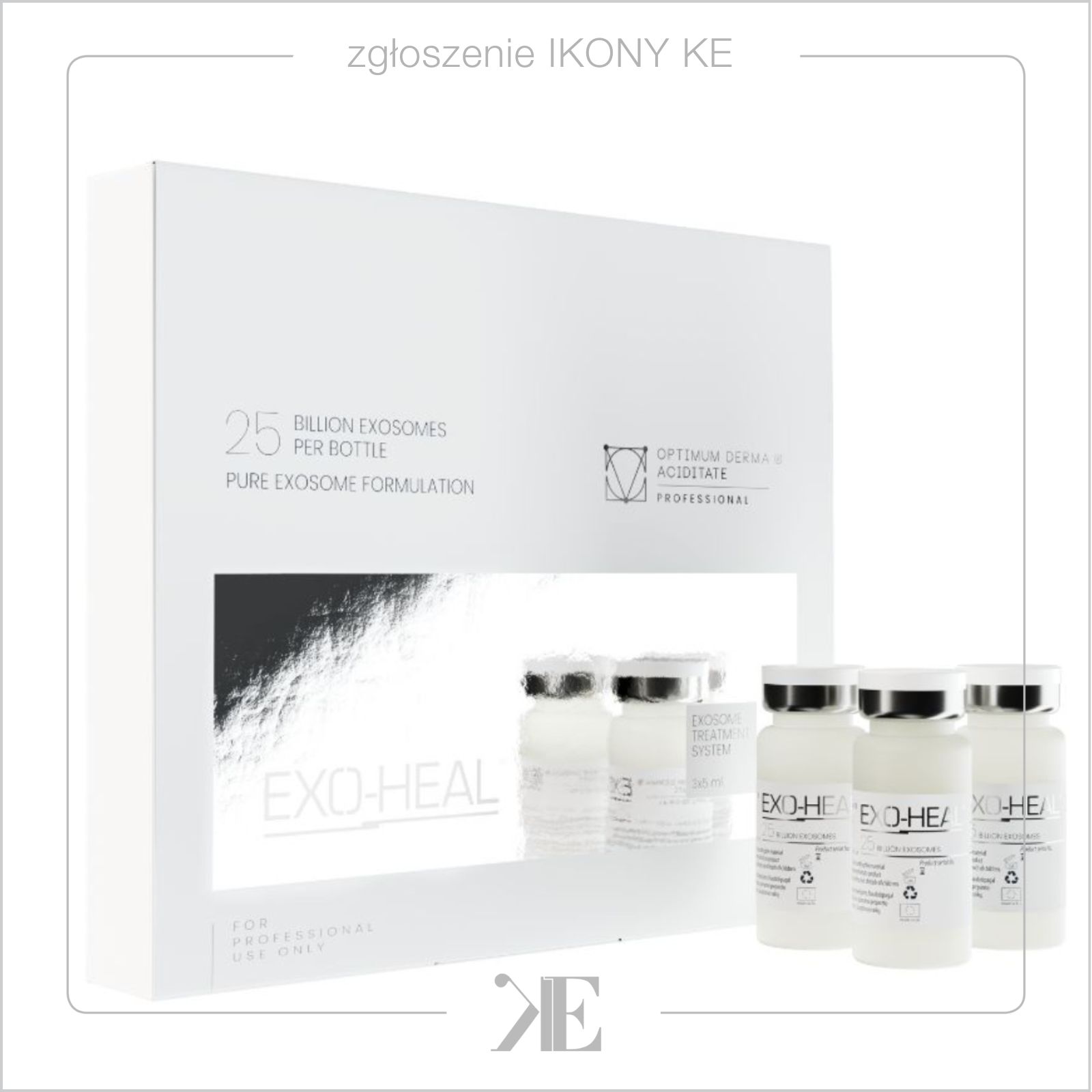 EXO‑HEAL&reg; Exosome Treatment System Optimum Derma