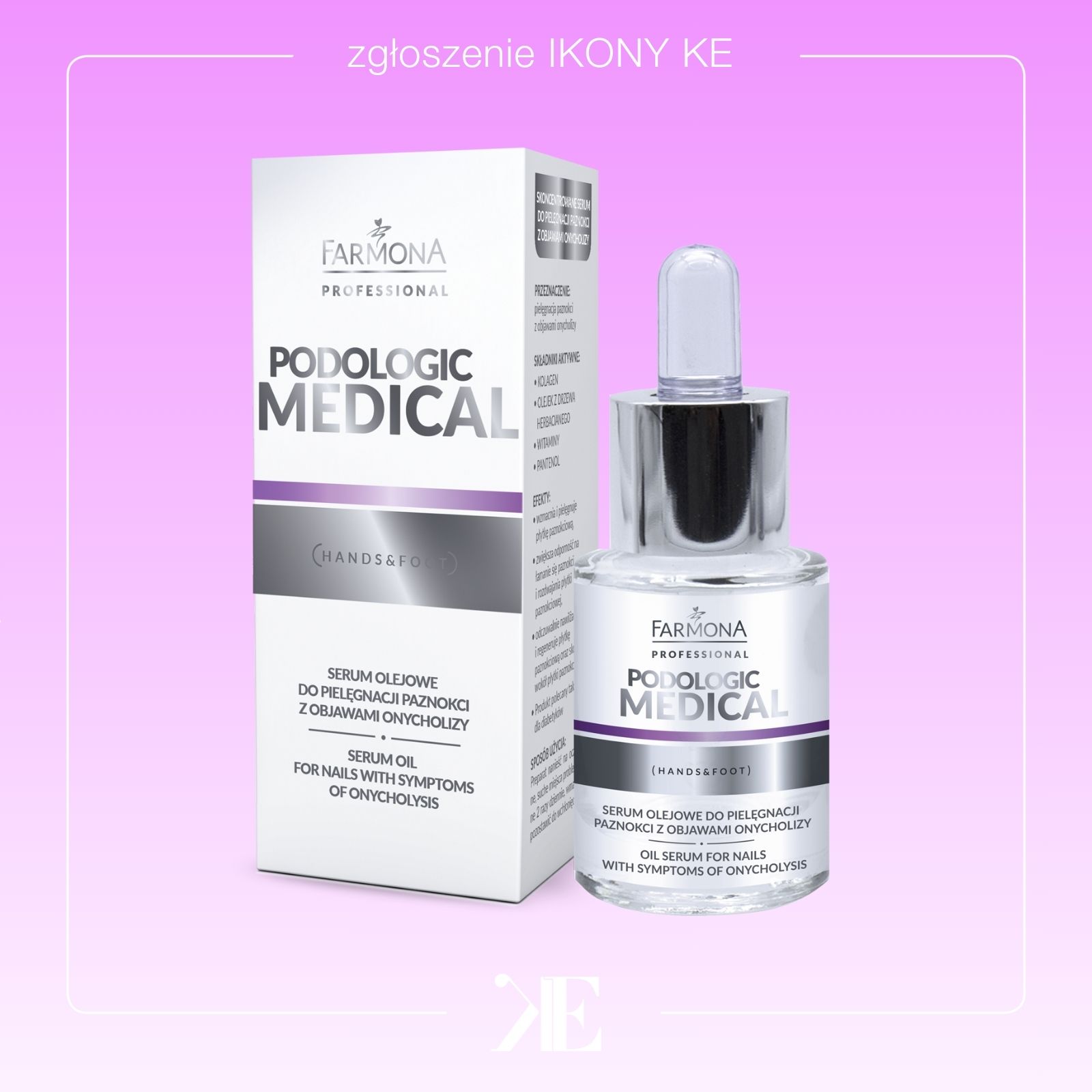 PODOLOGIC MEDICAL Serum olejowe do pielęgnacji paznokci z onycholizą