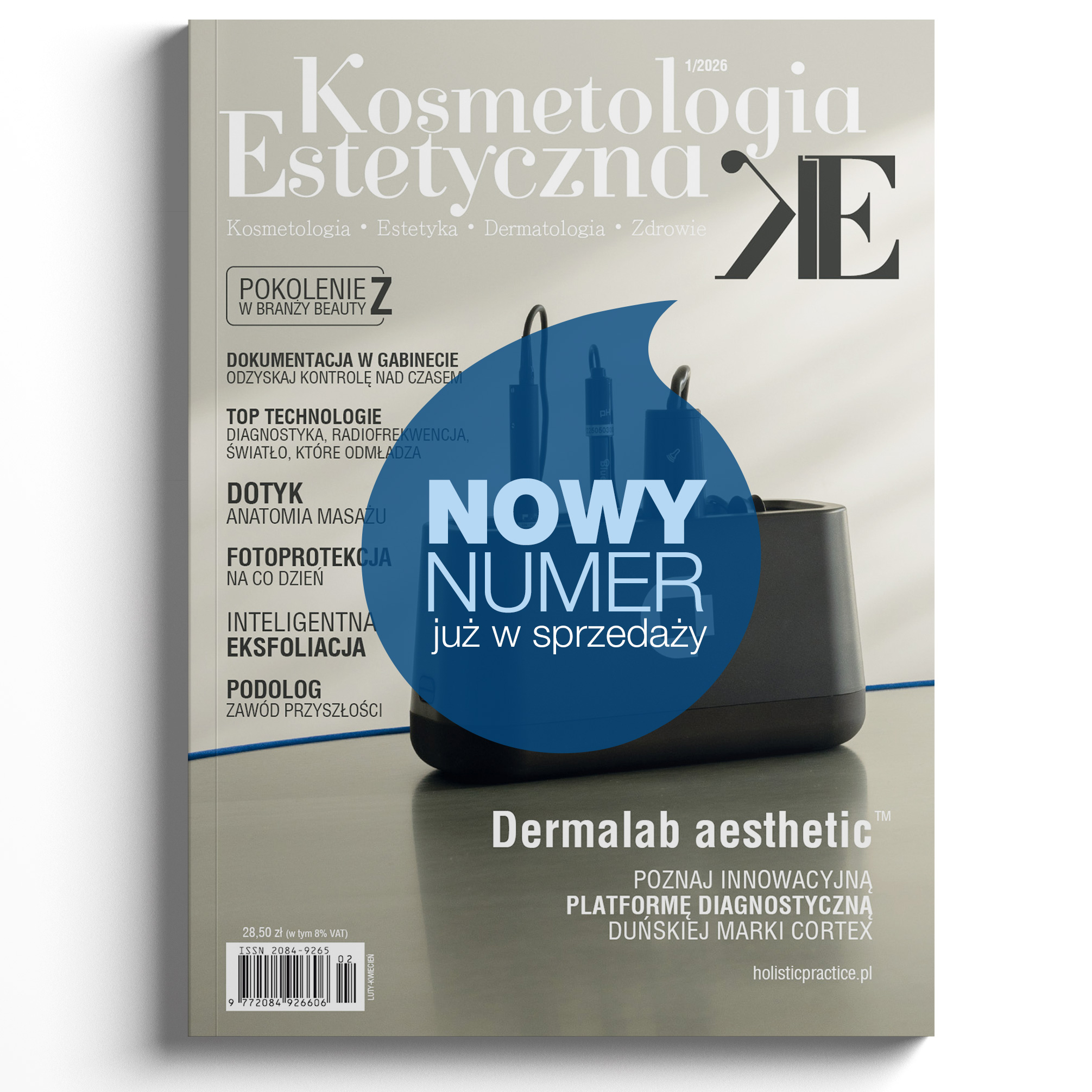 Czasopismo Popularnonaukowe Kosmetologia Estetyczna nr 1/2026 KE wersja papierowa