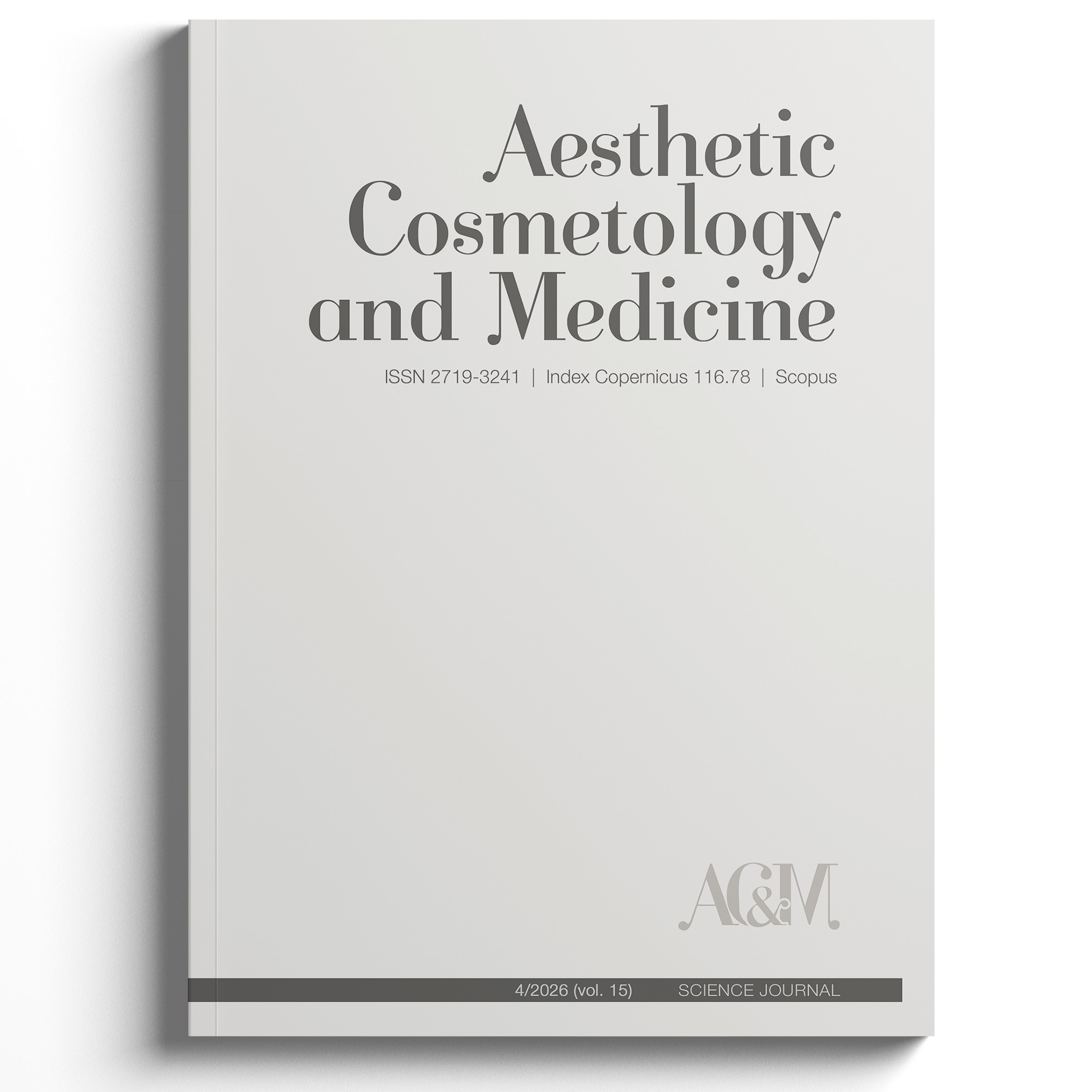 Aesthetic Cosmetology and Medicine wydanie 4/2026 – magazyn naukowy PL/EN, kosmetologia estetyczna i medycyna